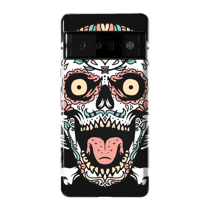 Pixel 6 Pro StrongFit Mexican Skull 1 by Afif Quilimo