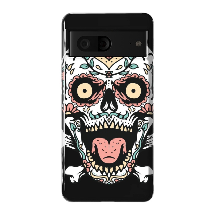 Pixel 7 StrongFit Mexican Skull 1 by Afif Quilimo
