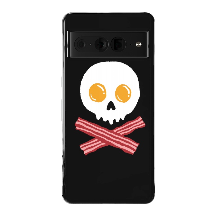 Pixel 7 Pro StrongFit Breakfast Skull by Afif Quilimo