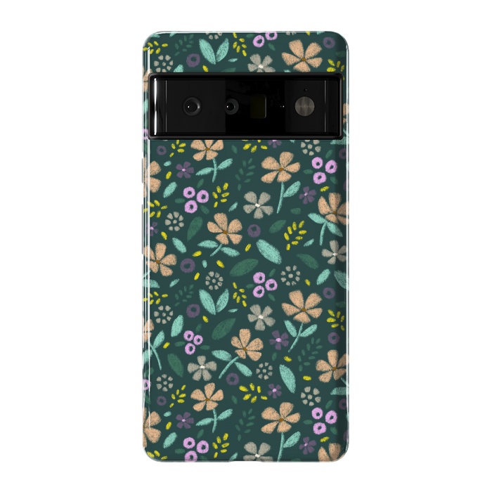 Pixel 6 Pro StrongFit Wildflowers by Tishya Oedit