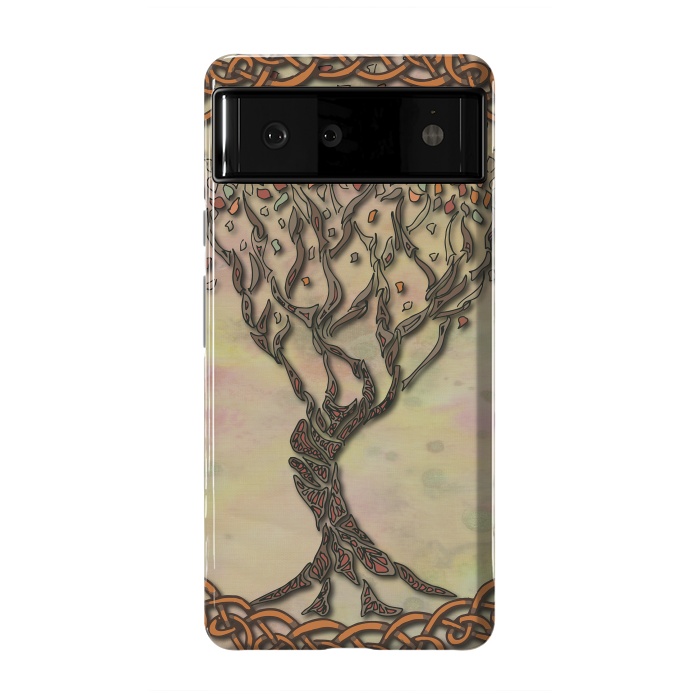 Pixel 6 StrongFit Celtic Tree of Life II by Lotti Brown