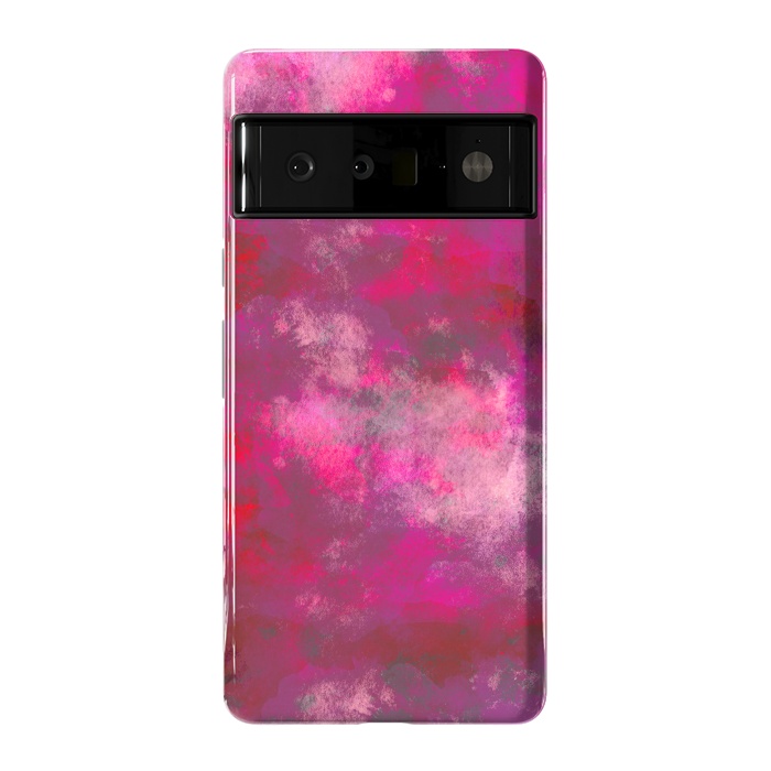 Pixel 6 Pro StrongFit Pink abstract watercolor by Josie