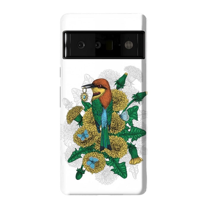 Pixel 6 Pro StrongFit The bee eater with the golden pendant by Katerina Kirilova