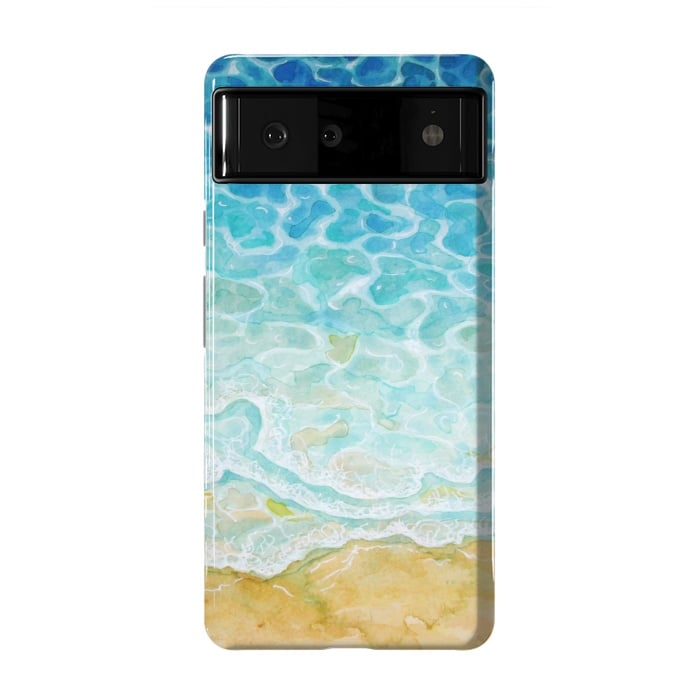Pixel 6 StrongFit Watercolor Sea G564 by Medusa GraphicArt
