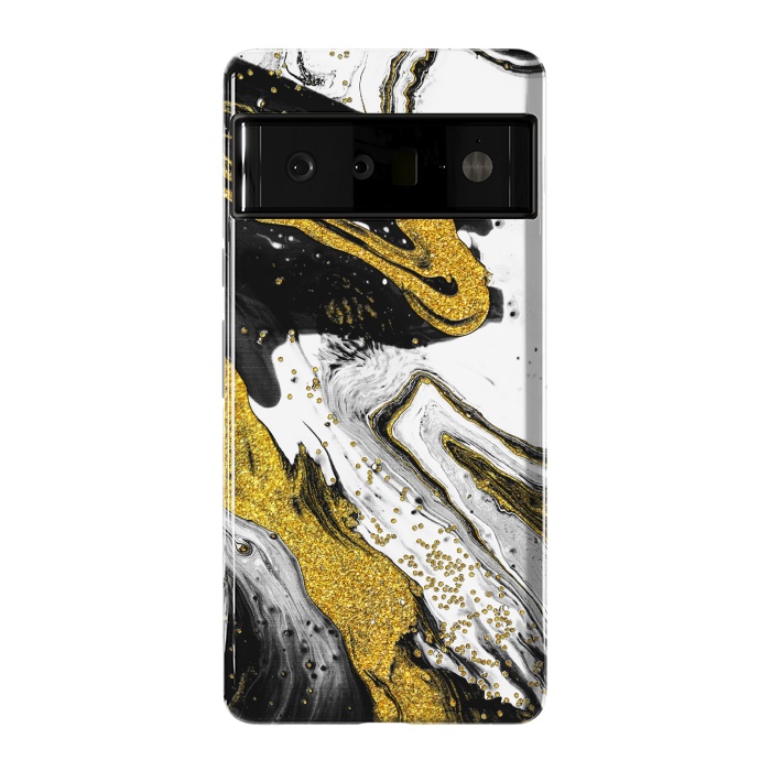 Pixel 6 Pro StrongFit Luxe Black and Gold by Ashley Camille
