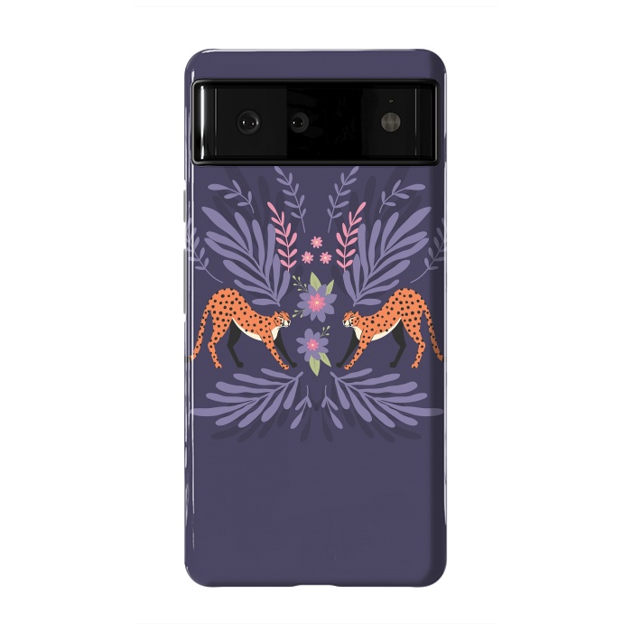 Pixel 6 StrongFit Cheetahs pair purple by Jelena Obradovic