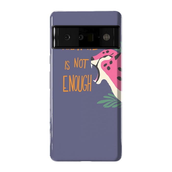 Pixel 6 Pro StrongFit Cheetah - the world is not enough, purple by Jelena Obradovic
