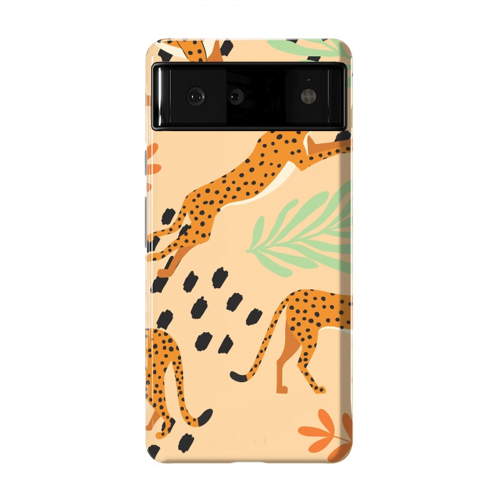 Pixel 6 StrongFit Cheetah pattern 07 by Jelena Obradovic