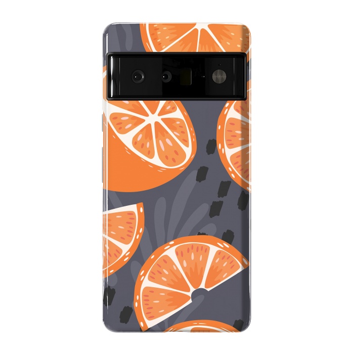 Pixel 6 Pro StrongFit Orange pattern 02 by Jelena Obradovic