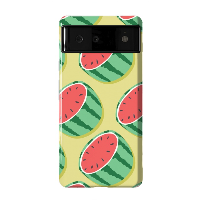 Pixel 6 StrongFit Watermelon pattern 02 by Jelena Obradovic