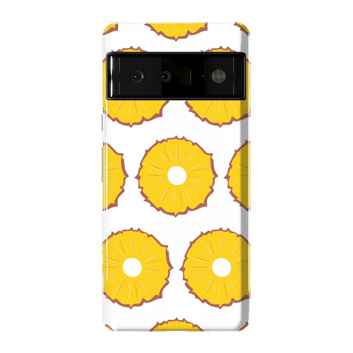 Pixel 6 Pro StrongFit Pineapple pattern 01 by Jelena Obradovic