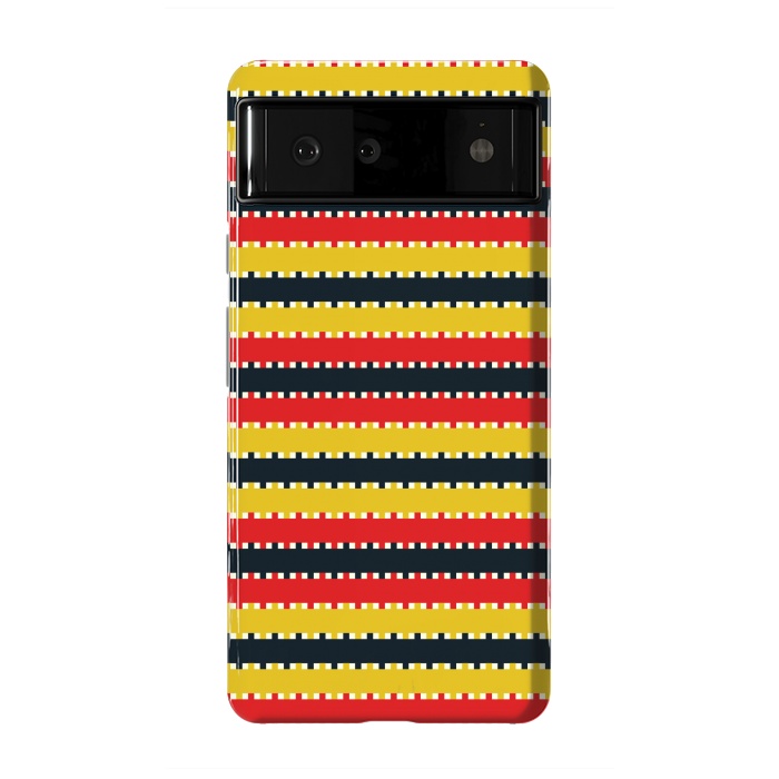 Pixel 6 StrongFit Plaid Yellow by TMSarts