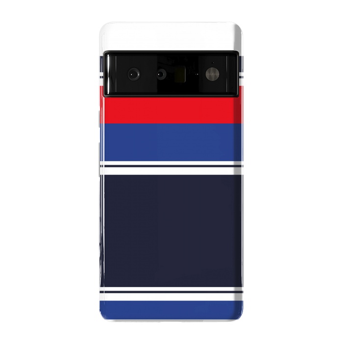 Pixel 6 Pro StrongFit Blue Casual  by TMSarts