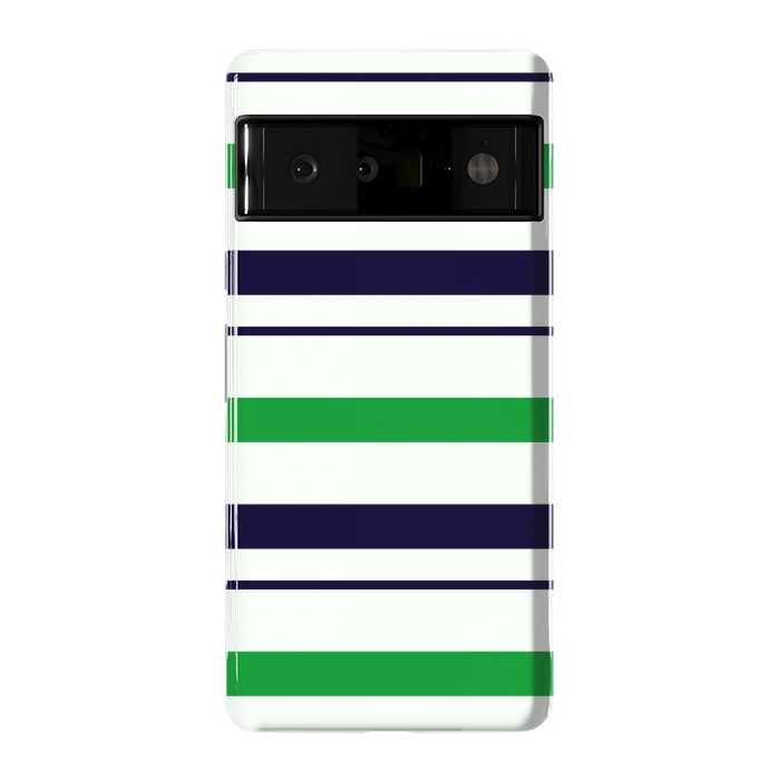 Pixel 6 Pro StrongFit Green White by TMSarts