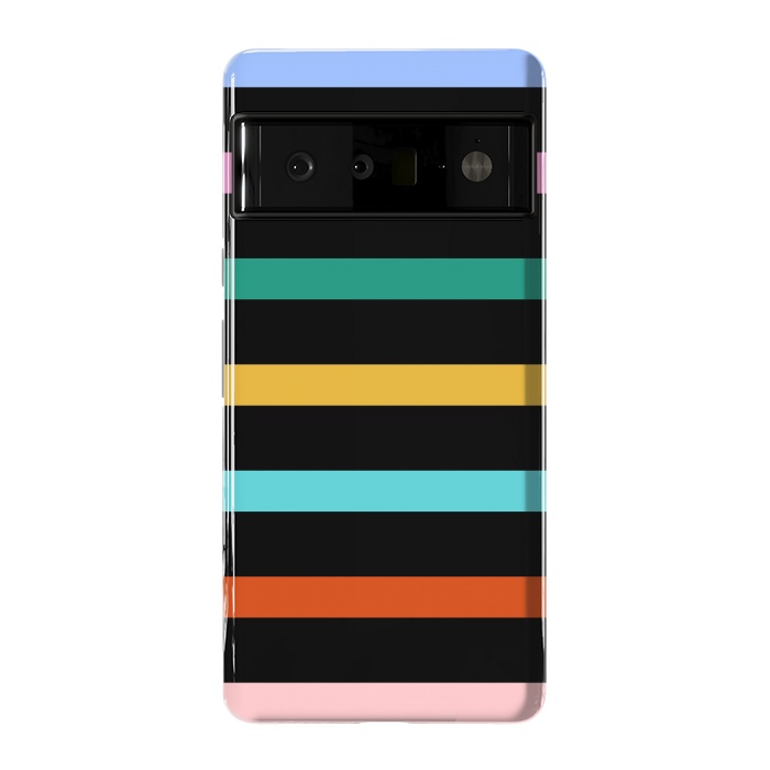 Pixel 6 Pro StrongFit Colored Stripes by TMSarts