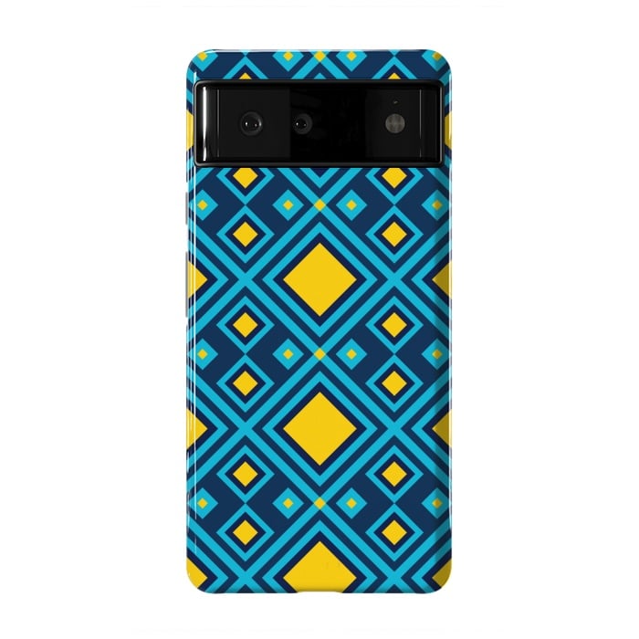 Pixel 6 StrongFit Geometric Abstract Diamond by TMSarts