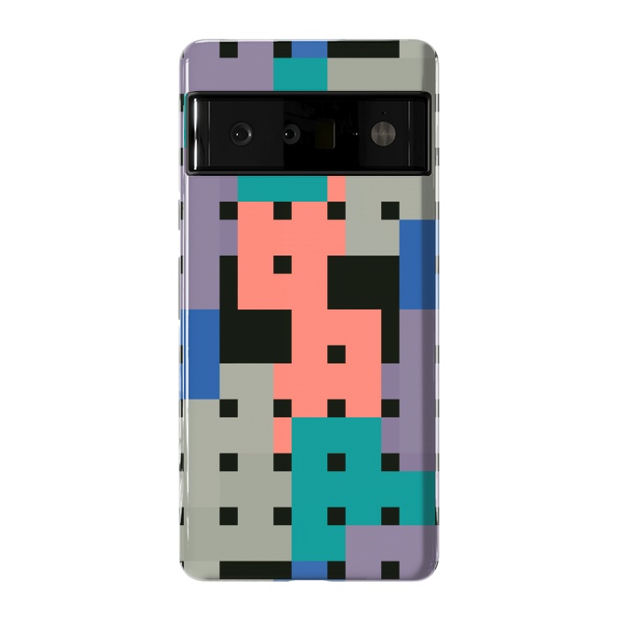 Pixel 6 Pro StrongFit Geo Repeat Squares by TMSarts