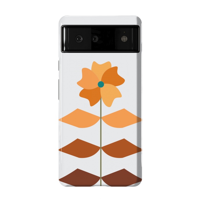 Pixel 6 StrongFit Geometrical Floral by Creativeaxle