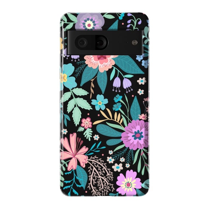 Pixel 7 StrongFit Amazing Floral Pattern With Bright Colorful Flowers by ArtsCase
