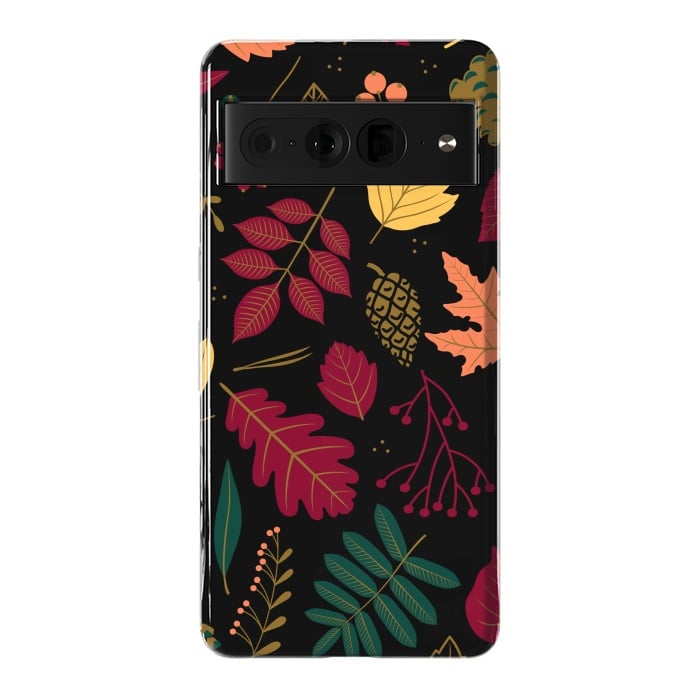 Pixel 7 Pro StrongFit Autumn Pattern With Leaves by ArtsCase