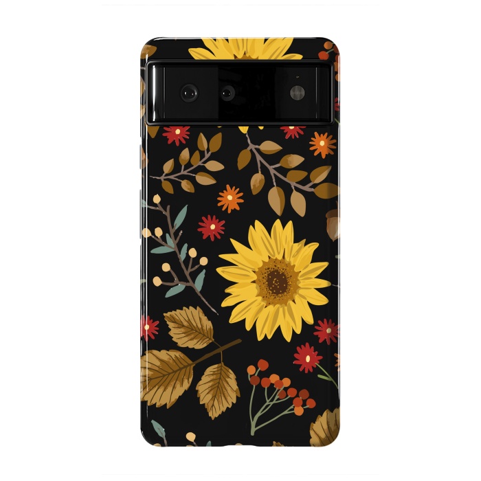 Pixel 6 StrongFit Autumn Sunflowers II by ArtsCase