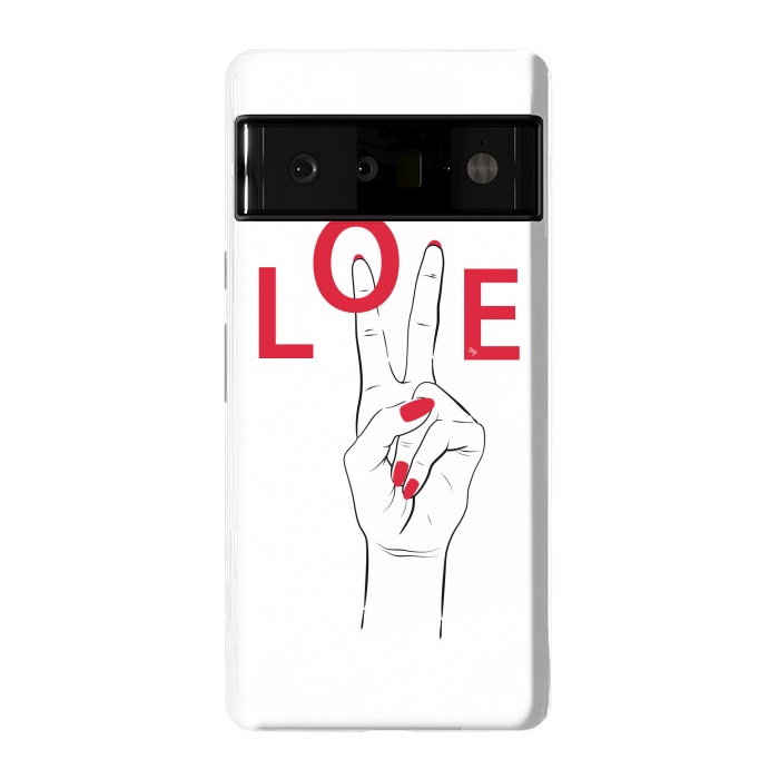 Pixel 6 Pro StrongFit Love Hand by Martina