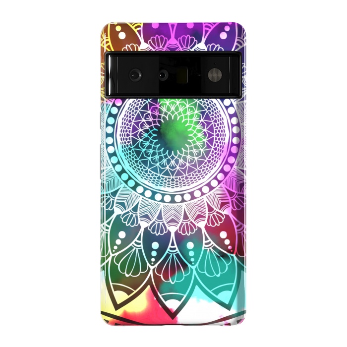 Pixel 6 Pro StrongFit Digital art Painting and Mandala Graphic Design by ArtsCase