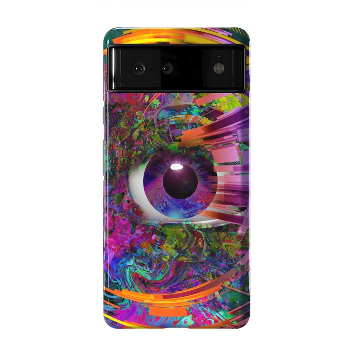 Pixel 6 StrongFit Magic Eye Over Futuristic by ArtsCase