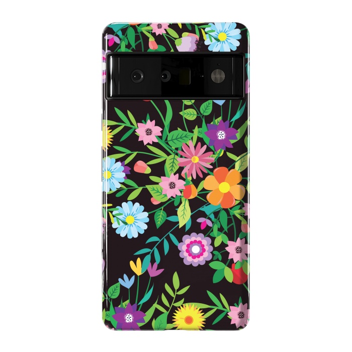 Pixel 6 Pro StrongFit Pattern Doodle Spring by ArtsCase