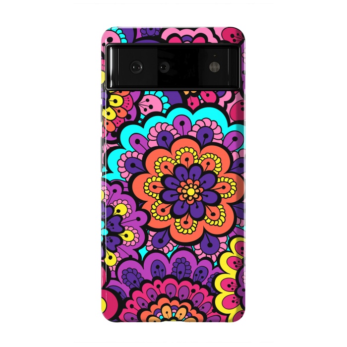 Pixel 6 StrongFit Patterns Doodle Spring XII by ArtsCase
