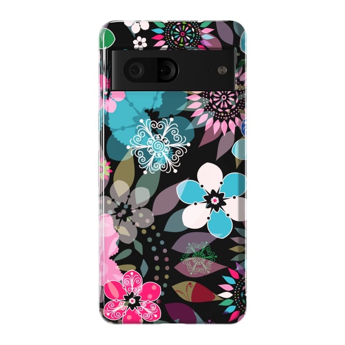 Pixel 7 StrongFit Seamless Patterns with Flowers XII by ArtsCase