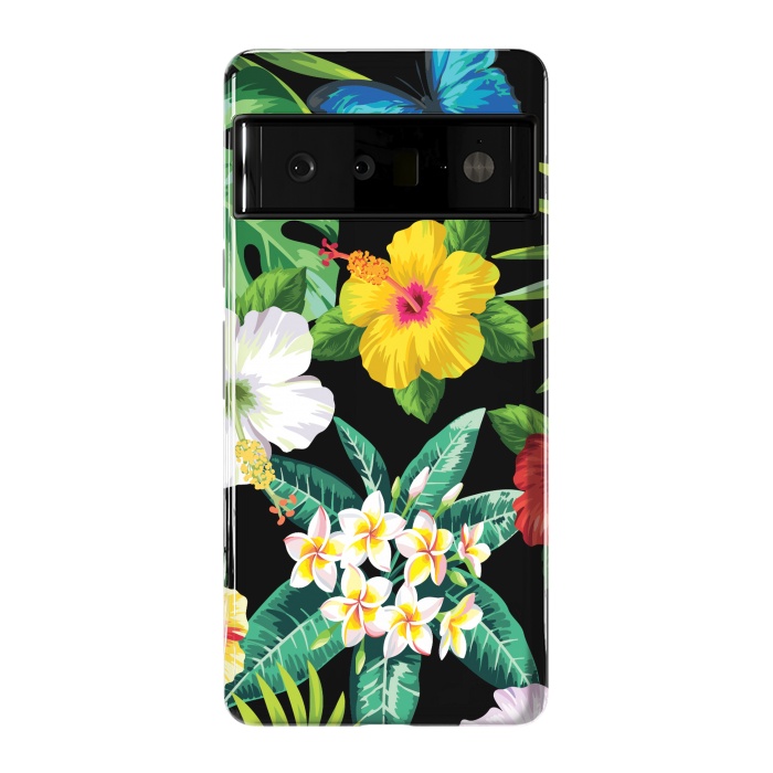 Pixel 6 Pro StrongFit Tropical Flowers 1 by ArtsCase