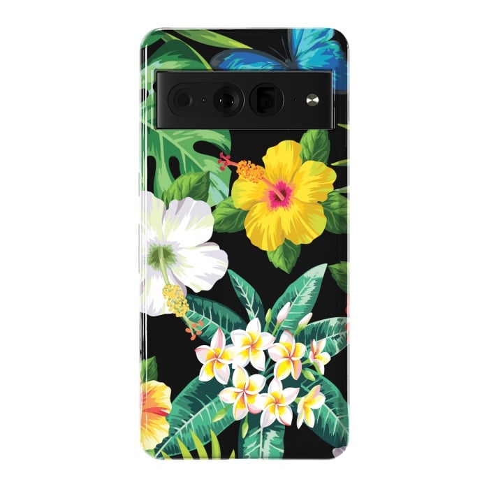 Pixel 7 Pro StrongFit Tropical Flowers 1 by ArtsCase