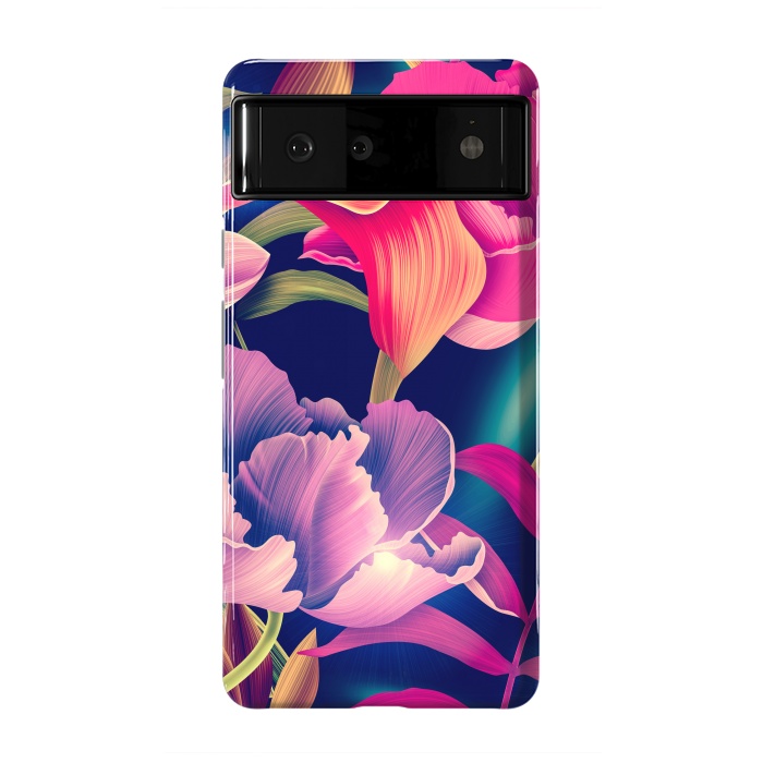 Pixel 6 StrongFit Tropical Flowers XVII by ArtsCase