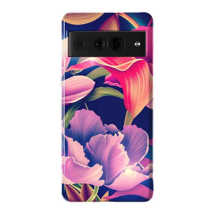 Pixel 7 Pro StrongFit Tropical Flowers XVII by ArtsCase