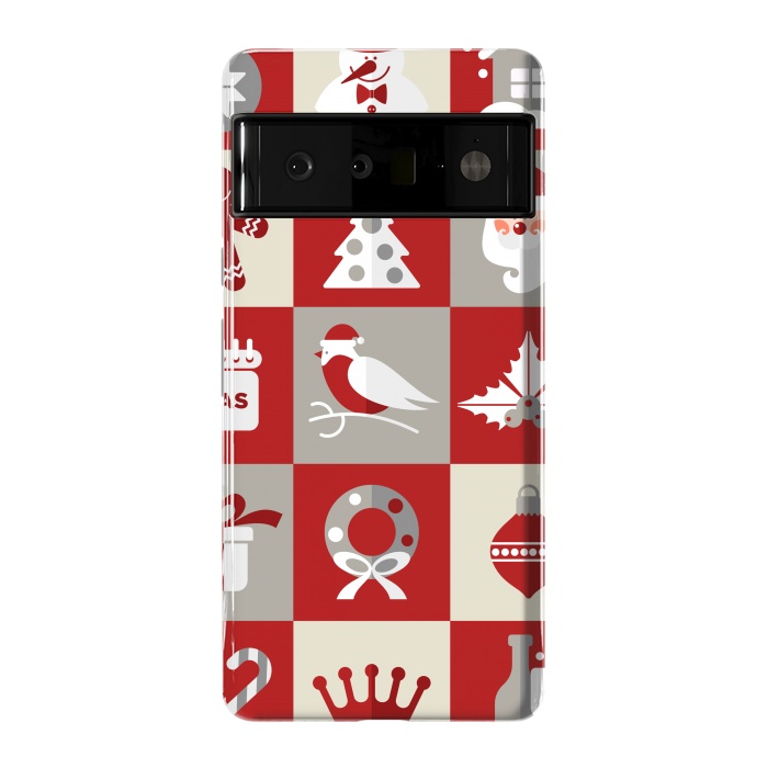 Pixel 6 Pro StrongFit Christmas Design Icons by ArtsCase