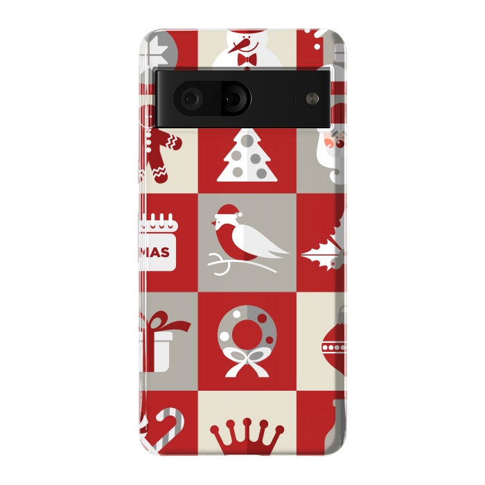 Pixel 7 StrongFit Christmas Design Icons by ArtsCase
