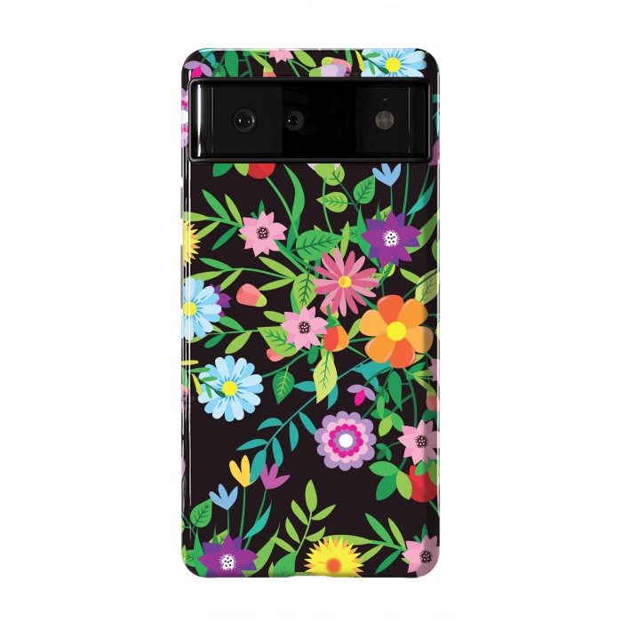Pixel 6 StrongFit Patterns Doodle Spring XI by ArtsCase