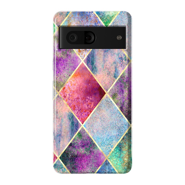 Pixel 7 StrongFit Plancha Geométrica Abstracta by ArtsCase