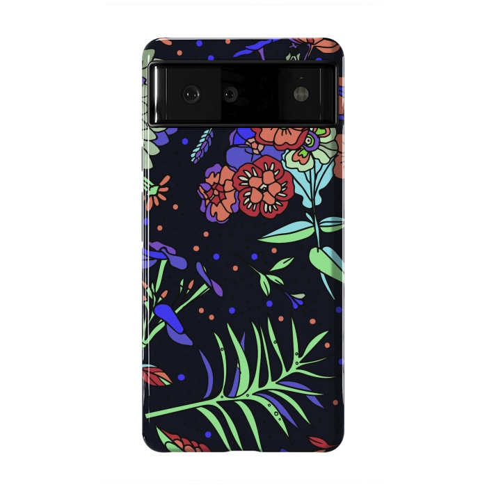 Pixel 6 StrongFit Seamless Floral Pattern 333 by ArtsCase