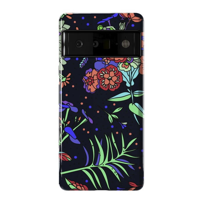 Pixel 6 Pro StrongFit Seamless Floral Pattern 333 by ArtsCase