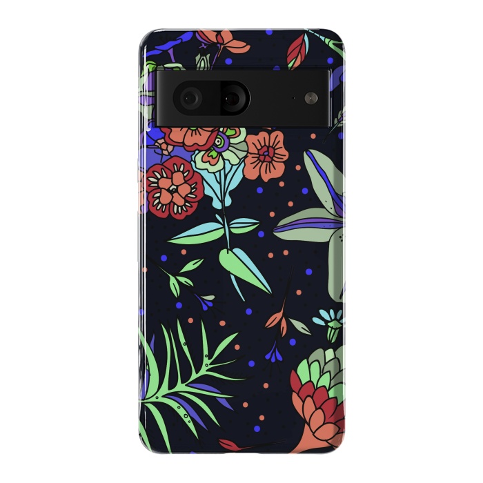 Pixel 7 StrongFit Seamless Floral Pattern 333 by ArtsCase