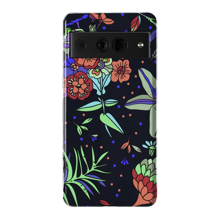 Pixel 7 Pro StrongFit Seamless Floral Pattern 333 by ArtsCase