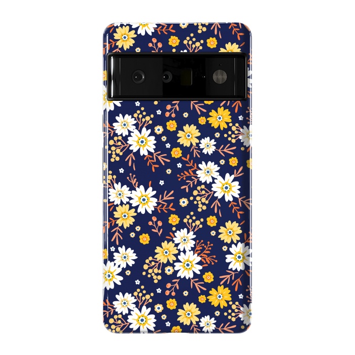 Pixel 6 Pro StrongFit Small Multicoloured Flowers by ArtsCase
