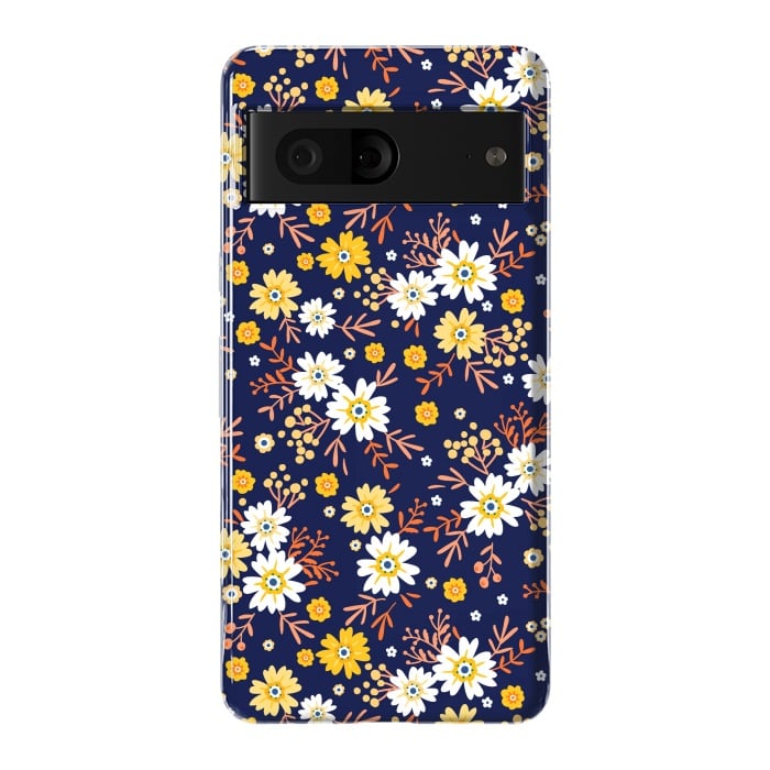Pixel 7 StrongFit Small Multicoloured Flowers by ArtsCase