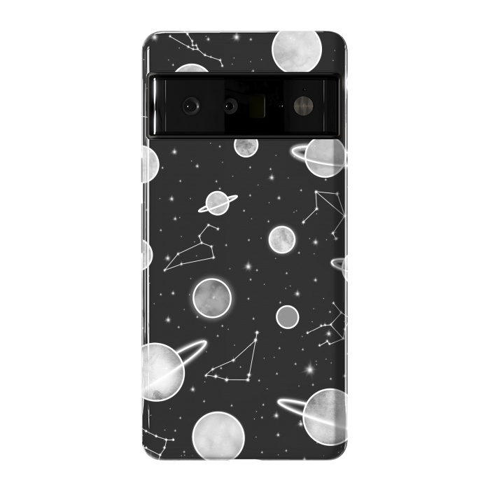 Pixel 6 Pro StrongFit Aesthetic black&white space by Jms