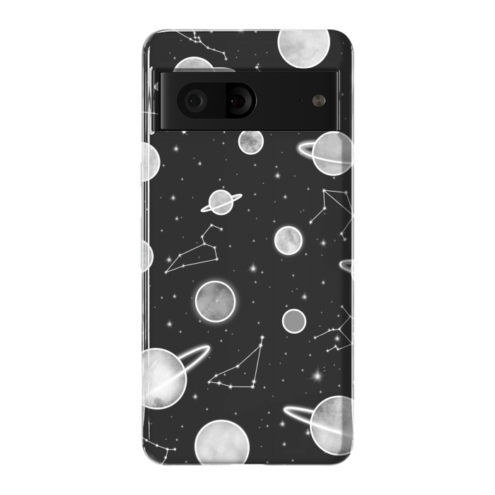 Pixel 7 StrongFit Aesthetic black&white space by Jms