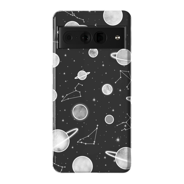 Pixel 7 Pro StrongFit Aesthetic black&white space by Jms