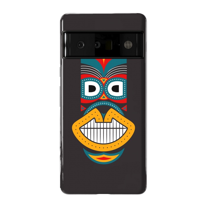 Pixel 6 Pro StrongFit Colorful Tikki by TMSarts
