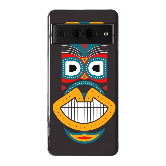 Pixel 7 Pro StrongFit Colorful Tikki by TMSarts